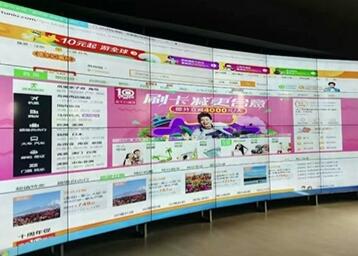 超窄邊液晶拼接屏方案